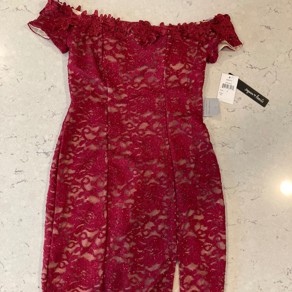 Sequin Hearts Cocktail Dress